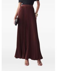 Willa - Pleated A-Line Maxi Skirt - Lyst