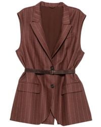 Brunello Cucinelli - Wool Vest - Lyst
