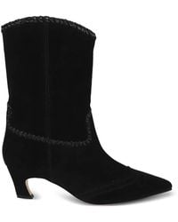 Ermanno Scervino - Topstitch Heeled Boots - Lyst