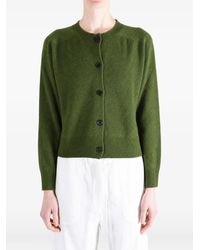 Margaret Howell - Crew-Neck Button-Up Cardigan - Lyst