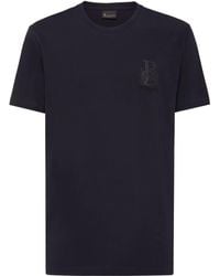 Billionaire - Logo-Embroidered T-Shirt - Lyst