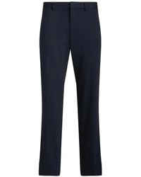 Emporio Armani - Belt-Loop Tailored Trousers - Lyst