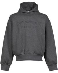 Essentials - Hoodie À Logo Imprimé - Lyst