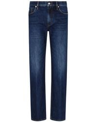 Emporio Armani - Straight Leg Jeans - Lyst