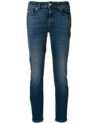 McQueen - Cropped Skinny Jeans - Lyst