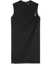 Versace - Robe-Chemise Satinée Safety Pin À Coupe Mi-Longue - Lyst