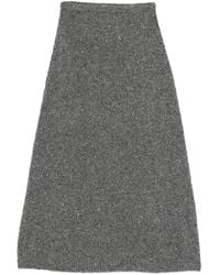 Bruno Manetti - Flecked A-Line Midi Skirt - Lyst