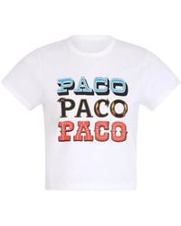 Rabanne - Paco Printed T-Shirt - Lyst