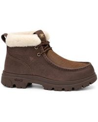 Sorel - Shearling-Trim Leather Ankle Boots - Lyst
