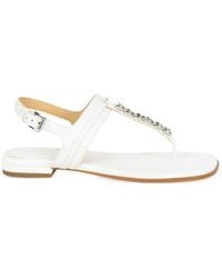 Michael Kors - Sandales À Détail De Chaîne - Lyst