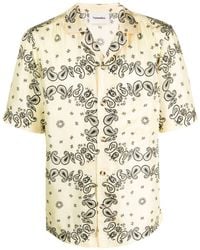 Nanushka - Bodil Bandana-print Silk Shirt - Lyst