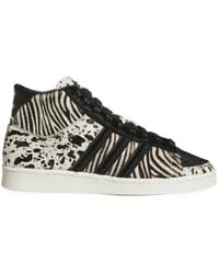 adidas - Jabbar Hi Animal-Print Sneakers - Lyst
