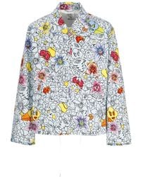 CASABLANCA - Jack Met Grafische Print En Rits - Lyst