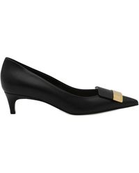 Sergio Rossi - Black Leather Sr1 Pumps - Lyst