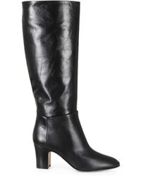 Alberta Ferretti - Leather Knee-High Boots - Lyst