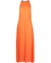 Lanvin - Ruffled Maxi Dress - Lyst