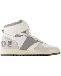 Rhude - Logo-Patch Sneakers - Lyst