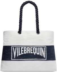 Vilebrequin - Sac De Plage À Logo En Jacquard Et Poignée En Corde - Lyst