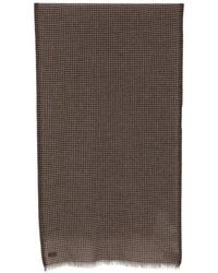 Canali - Logo-Patch Scarf - Lyst