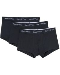 Marc O' Polo - Elasticated-Waistband Logo-Detail Boxers (Pack Of Three) - Lyst