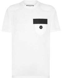 Philipp Plein - T-shirt en coton à logo appliqué - Lyst