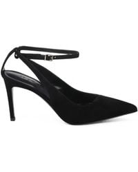 Sergio Levantesi - Escarpins Pointus À Bride À Boucle - Lyst