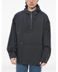 Givenchy - Half-Zip Long-Sleeve Cotton Hooded Jacket - Lyst