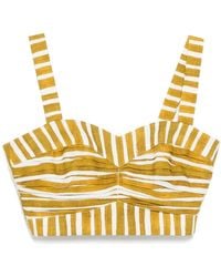 Bambah - Top Olivia Estilo Bustier A Rayas - Lyst
