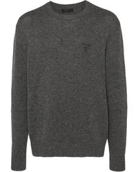 Prada - Maglione Con Ricamo - Lyst