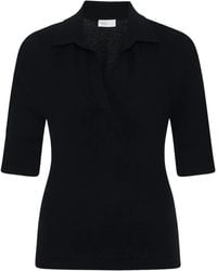 Rosetta Getty - Gebreide Polotop Met Open Hals - Lyst