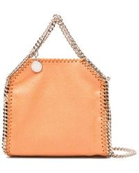 Stella McCartney - Small Falabella Whipstitch-Chain Tote Bag - Lyst