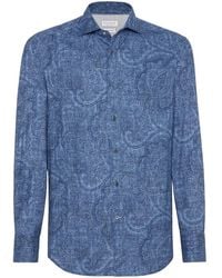 Brunello Cucinelli - Shirt - Lyst