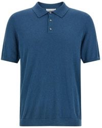 Roberto Collina - Poloshirt Mit Knopfleiste - Lyst