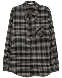 Individual Sentiments - Check-Pattern Chest-Pocket Shirt - Lyst