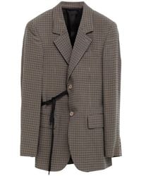 Balenciaga - Wrapped Tailored Jacket - Lyst
