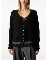 Fracomina - V-Neck Button-Up Cardigan - Lyst