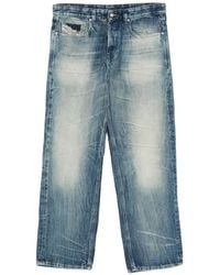 DIESEL - Denim With Logo Patch - Lyst
