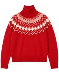 Chinti & Parker - Fair Isle Roll-Neck Sweater - Lyst