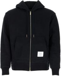 Thom Browne - Center-Back Stripe Loopback Hoodie - Lyst