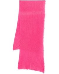 Warm-me - Frayed-Edge Cashmere Scarf - Lyst