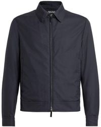 Zegna - Leggerissimo Zipped-up Shirt Jacket - Lyst