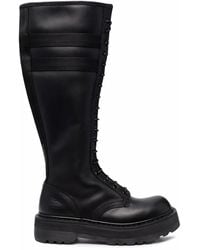 Premiata - Striped Knee-high Boots - Lyst