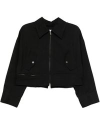 3.1 Phillip Lim - Giacca Crop Con Zip - Lyst