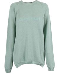 Alberta Ferretti - Refined Cashmere And Wool Knit Sweater - Lyst