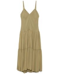 Jil Sander - Mouwloze Midi-Jurk - Lyst