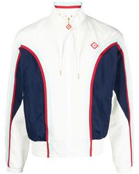 CASABLANCA - Panelled Zip-up Track Jacket - Lyst