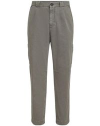 Brunello Cucinelli - Cotton Chevron Trousers With Zipped Pocket - Lyst