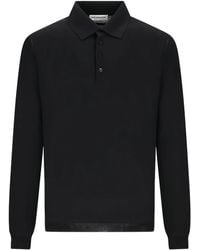 GOES BOTANICAL - Buttoned Long-Sleeve Polo Shirt - Lyst