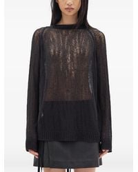 Ann Demeulemeester - Pull À Col Noué - Lyst