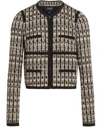 Giambattista Valli - Optical Bouclé-Tweed Jacket - Lyst